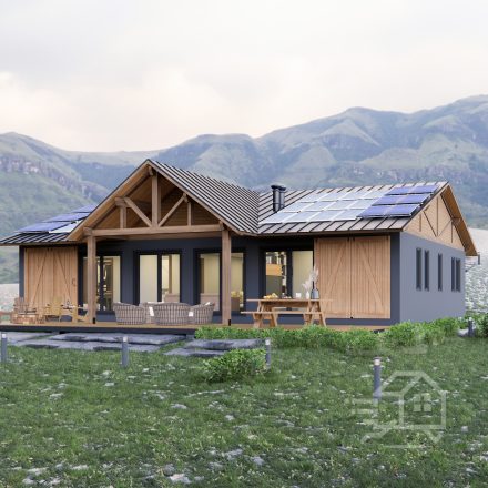 Unibox Edge 130 m2 Modulhome + Terrace