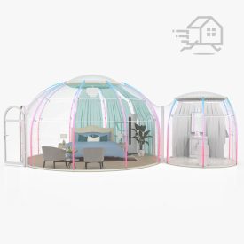 Kupolaház C3 ⏀4 M / 17,4 m2 + fürdőszoba 