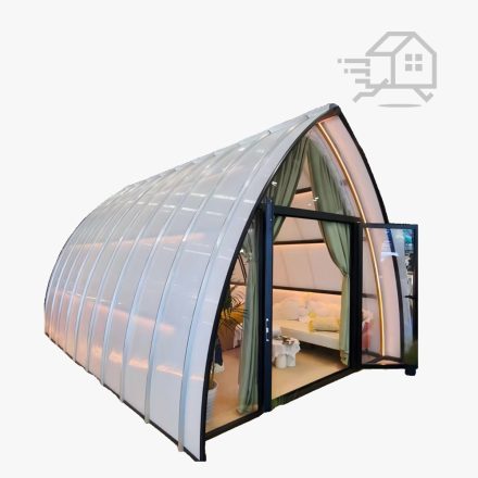 Kupolaház C4 ⏀3,6 m X 6,6 m / 21,2 m² + fürdőszoba