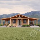 Linea Veranda - 45 m2 lakóház + terasz