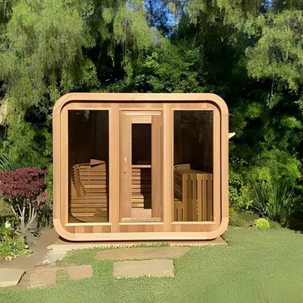 Premium Cube-Shaped Sauna – 6 m²