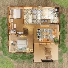 Blackwood 75 m2 modulhome + 15 m2 terrace