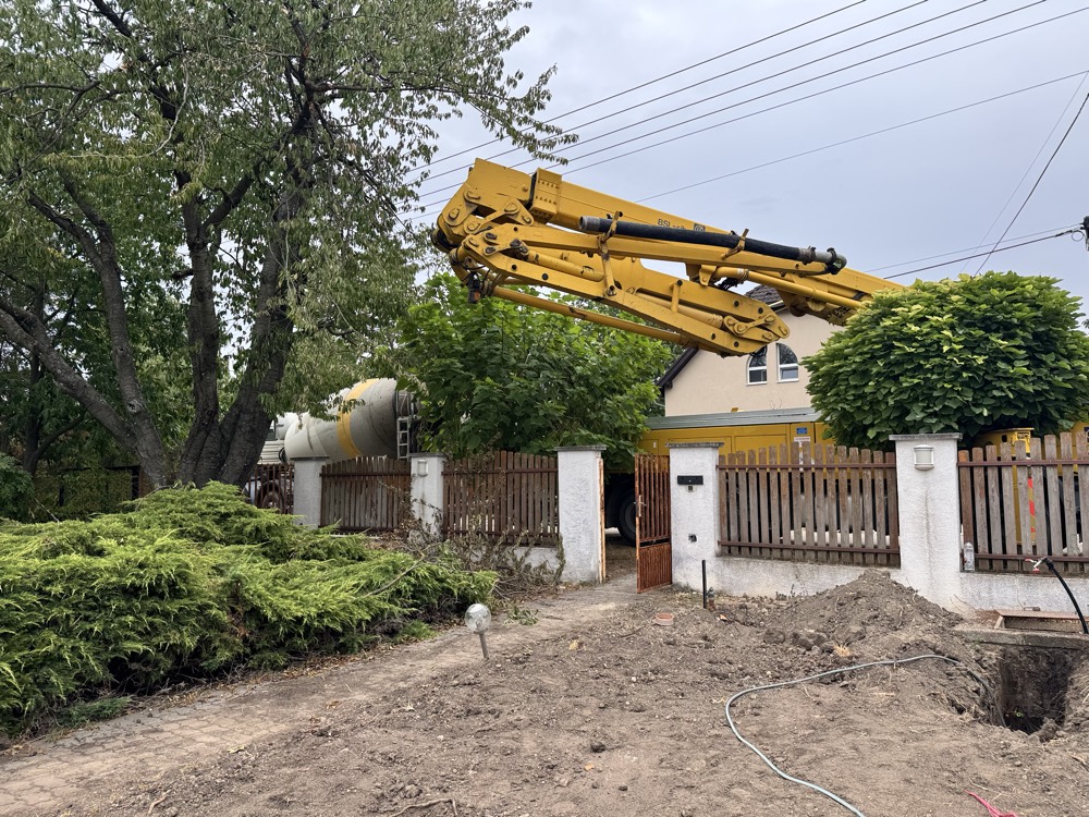 Duo — Velence, betonozás