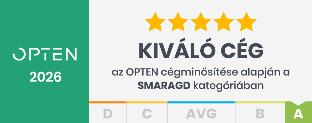OPTEN Kiváló cég 2026 – Sport8 Hungary Kft., Smaragd kategória