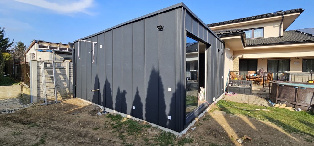 Celldömölk — 36 m² szaunaház két modulból