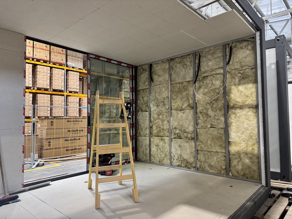 Falak és mennyezet — Celldömölk, 36 m² szaunaház