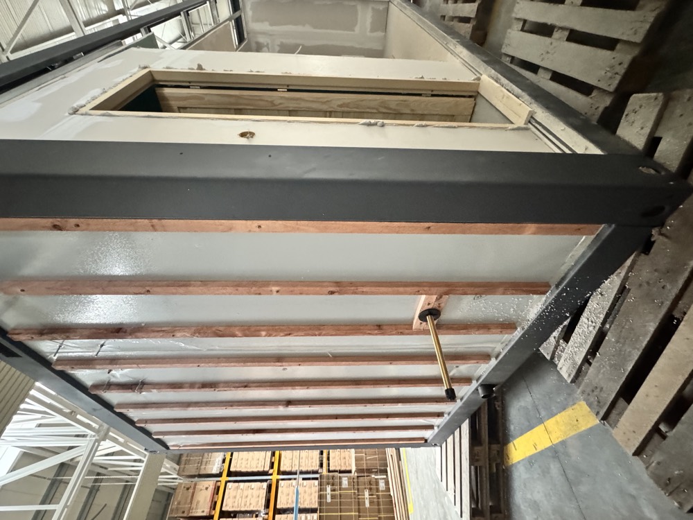 Lécváz a homlokzat alá — Celldömölk, 36 m² szaunaház